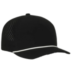 Perforated Performance 5-Panel Hat with Cord