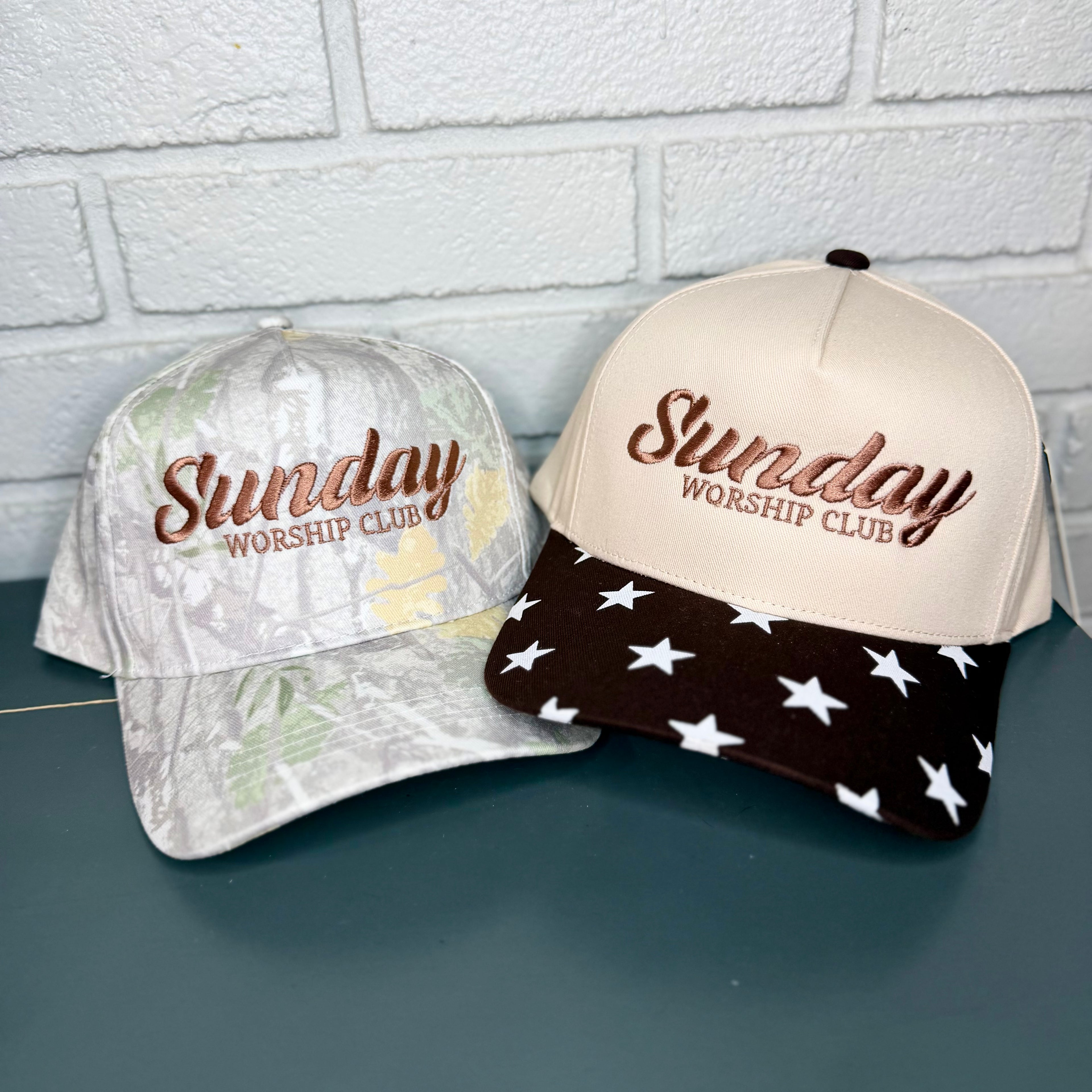 Sunday Worship Club Trucker Hat